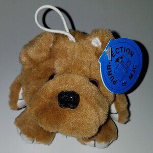 VTG Purr-fection MJC Spike Brown Puppy Dog Plush Stuffed Animal Shar Pei Wrinkly